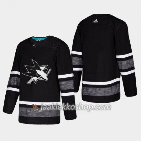 Miehille NHL San Jose Sharks Pelipaita Blank Musta 2019 All-Star Adidas Authentic